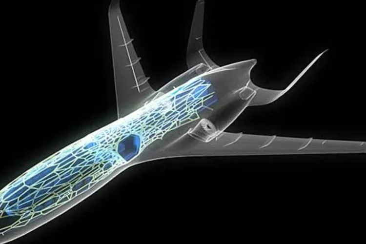 Um avião do futuro na visão da Airbus (Divulgação)