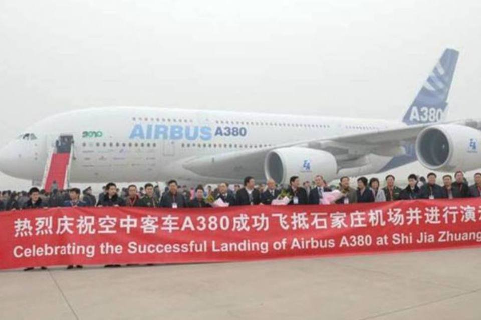 Airbus quer compensação da Rolls-Royce por custos com A380
