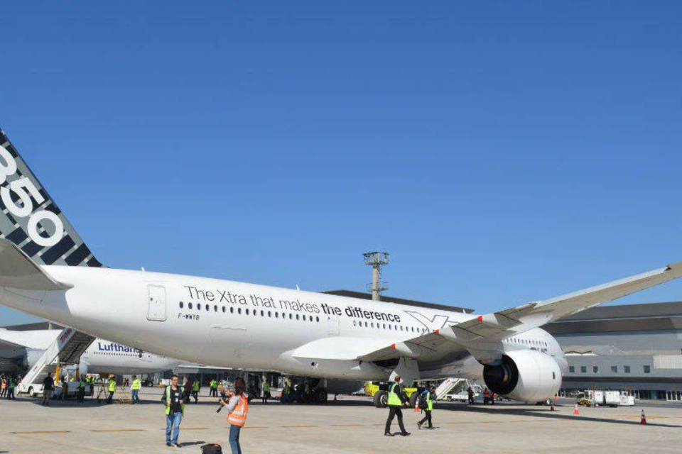 Airbus deve receber certificação para jato A350 na 3ª feira