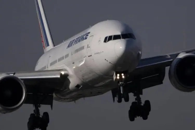 
	Aeronave da Air France: caixa com 800 muni&ccedil;&otilde;es de pistolas do ex&eacute;rcito alem&atilde;o sumiu durante voo comercial para o Mali
 (REUTERS/Christian Hartmann)