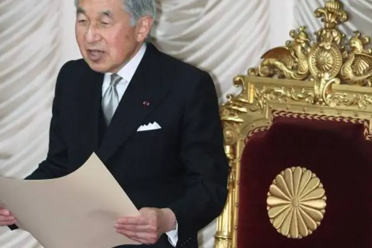 
	Akihito: a Lei de Sucess&atilde;o em vigor no Jap&atilde;o n&atilde;o contempla a abdica&ccedil;&atilde;o, por isso seria necess&aacute;ria uma revis&atilde;o
 (Getty Images)