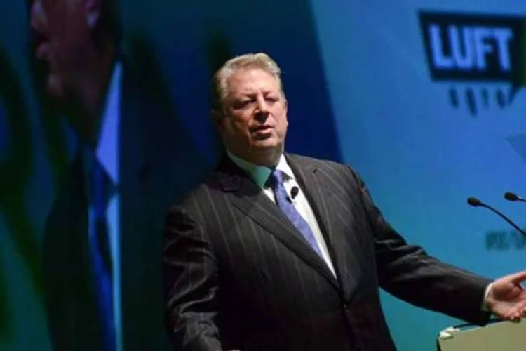 Al Gore, no Agribisiness Global Forum, em SP (Gerardo Lazzari/ XYZ)