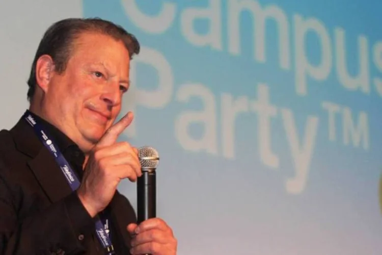 Al Gore fala ao público da Campus Party Brasil (Cristiano SantAnna/indicefoto.com)