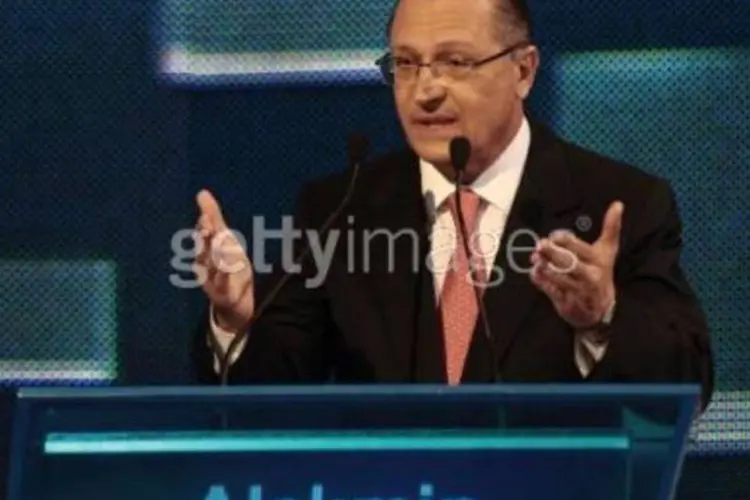 Alckmin: candidato ao governo paulista está liderando pesquisas eleitorais (.)
