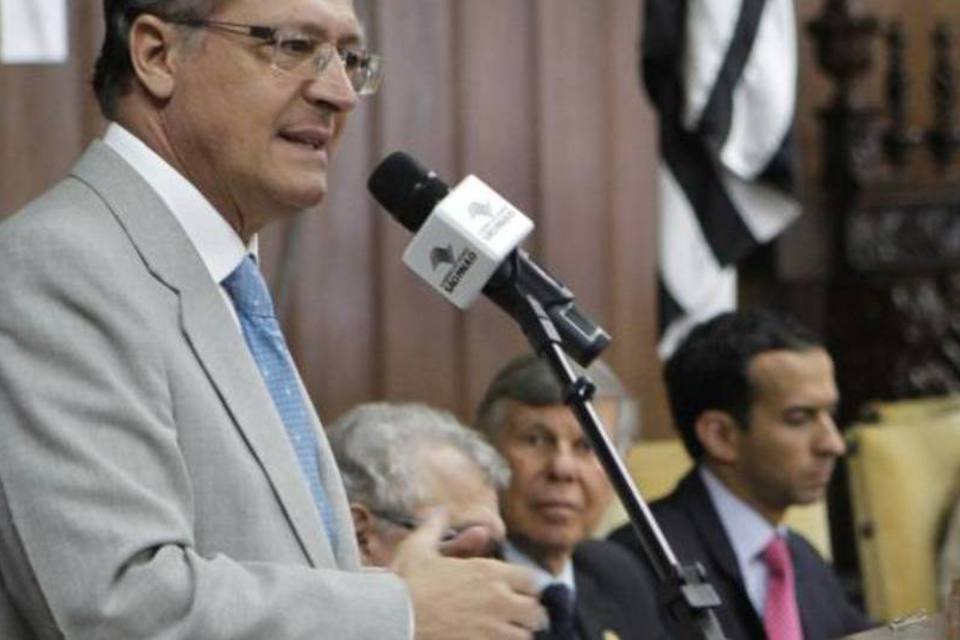 Alckmin declara apoio 'como militante' a Serra