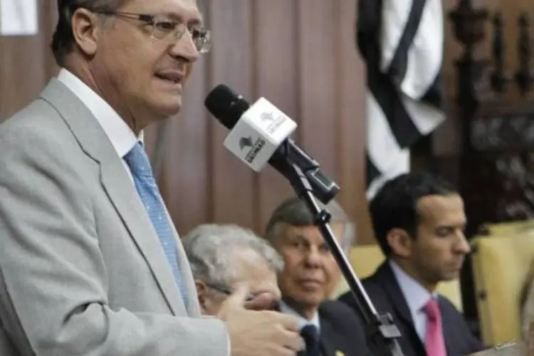 
	Alckmin: &quot;Defendemos o veto e acho que foi correto&quot;, disse o governador de S&atilde;o Paulo
 (Gilberto Marques/Governo de SP)