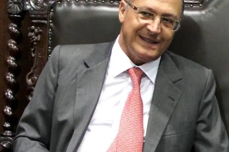O governador de Sâo Paulo, Geraldo Alckmin, festejou o resultado (Roberto Jayme/Governo de SP)