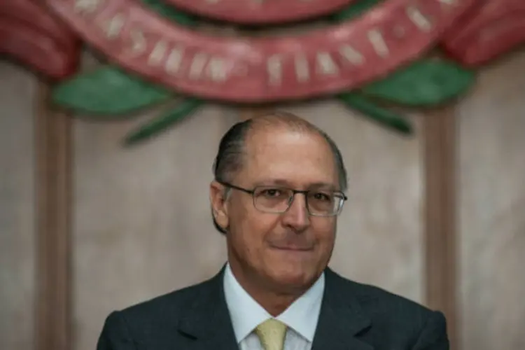 
	Alckmin: ele concordou que jogadores brasileiros v&ecirc;m de v&aacute;rios times, que n&atilde;o acontece com a Alemanha
 (Marcelo Camargo/ABr)