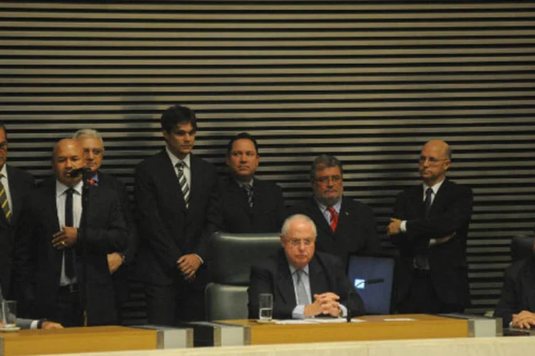 
	Os novos deputados assumiram as vagas no lugar de parlamentares que pediram licen&ccedil;a para se tornarem secret&aacute;rios ou que renunciaram para se tornarem prefeitos
 (Divulgação/Alesp)