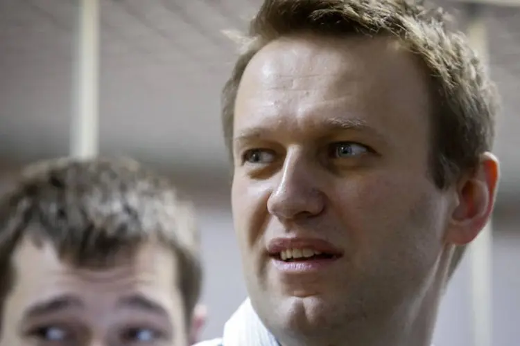 Alexei Navalny: ele é acusado de ter organizado em 2009 o desvio de 400.000 euros (Sergei Karpukhin/Reuters)