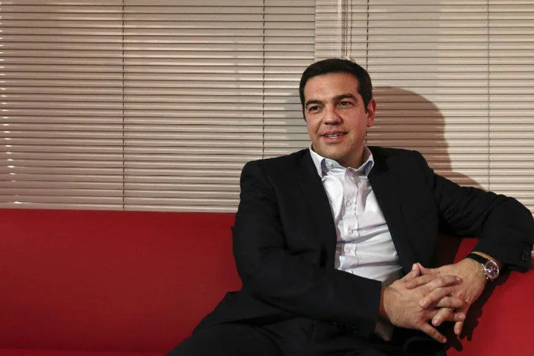 Tsipras: Trump disse acompanhar de perto "a obra do governo grego e seus bons resultados em matéria de economia e de migração" (Alkis Konstantinidis/Reuters)