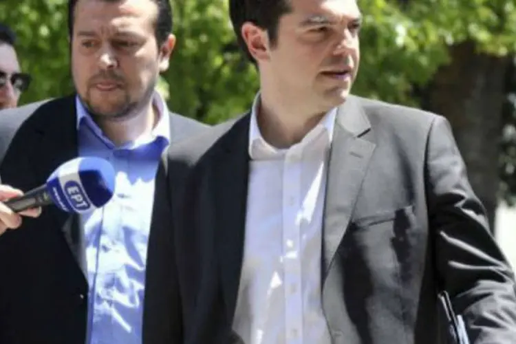 O líder da esquerda radical grega (Syriza), Alexis Tsipras (Louisa Gouliamaki / AFP)