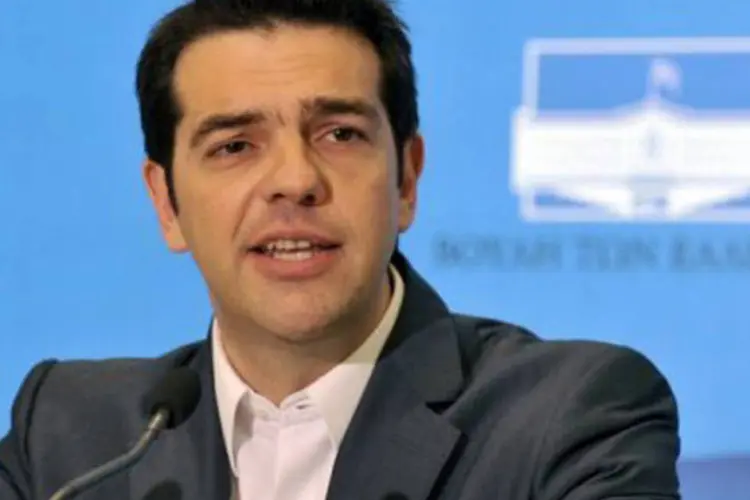 Alexis Tsipras, líder da esquerda radical, tenta formar um governo na Grécia
 (Louisa Gouliamaki/AFP)
