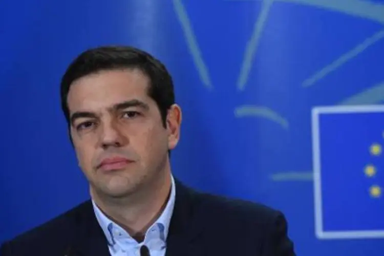 
	Primeiro-ministro Alexis Tsipras tem consistentemente rejeitado qualquer sugest&atilde;o de supervis&atilde;o externa das finan&ccedil;as da Gr&eacute;cia pela Uni&atilde;o Europeia ou pelo FMI
 (Emmanuel Dunand/AFP)