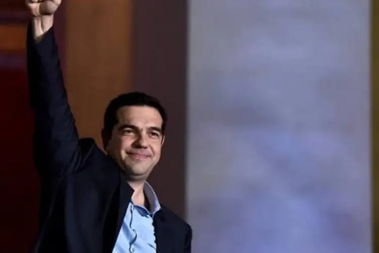Alexis Tsipras: acordo garantiria novos empréstimos e salvaria o país da inadimplência (Aris Messinis/AFP)