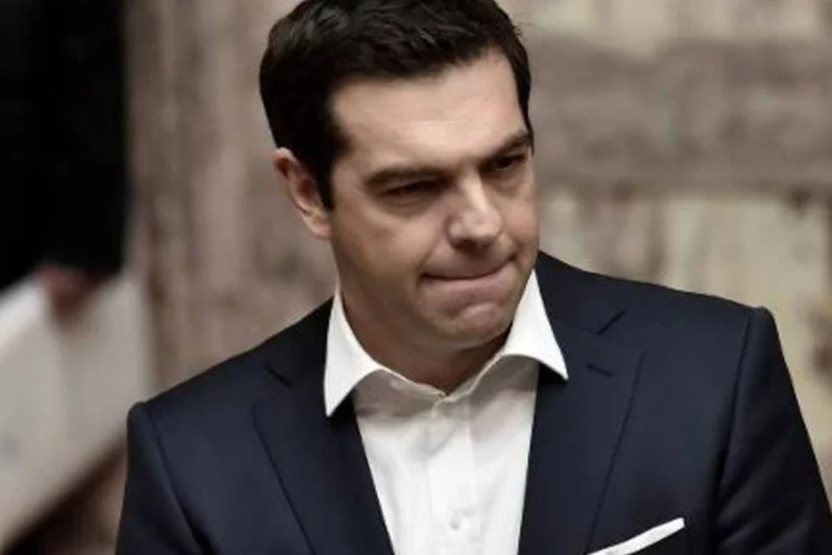 
	O premier grego, Alexis Tsipras: mais da metade dos membros do comit&ecirc; central do Syriza (partido de esquerda do qual o primeiro-ministro faz parte) se posicionaram contra as medidas de austeridade
 (Aris Messinis/AFP)