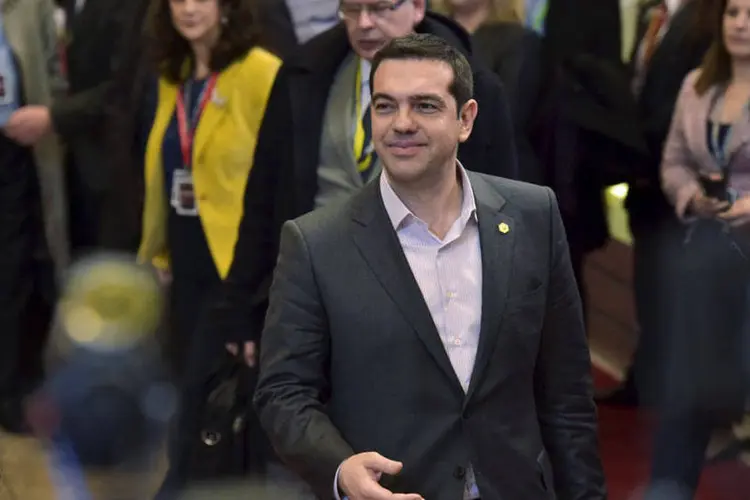
	Primeiro-ministro da Gr&eacute;cia, Alexis Tsipras: oferta tamb&eacute;m determina a al&iacute;quota b&aacute;sica do Imposto Sobre Valor Agregado em 23 por cento
 (REUTERS/Eric Vidal)