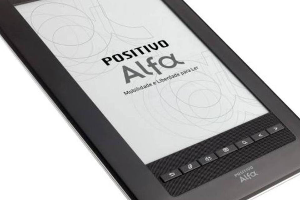 Positivo lança nova versão do e-reader Alfa com Wi-Fi