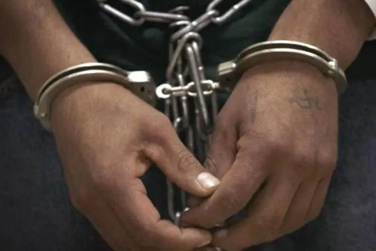 Prisão: seis pessoas supostamente envolvidas com o crime organizado e o tráfico de drogas, entre elas Wellington Xavier dos Santos, o Capuava, foram detidos (Scott Olson/Getty Images)