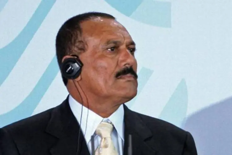 Ali Abdullah Saleh, presidente iemenita: alguns embaixadores se uniram à oposição (Marcel Mettelsiefen/Getty Images)