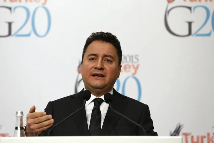 Ali Babacan; "no geral, comparando com o começo de 2014, estamos em uma melhor" (Murad Sezer/Reuters)