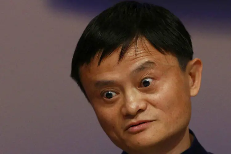 O fundador da Alibaba, Jack Ma: “durante muito tempo a Alibaba não deu atenção suficiente às operações ilegais em suas plataformas", diz relatório (Ruben Sprich/Reuters)