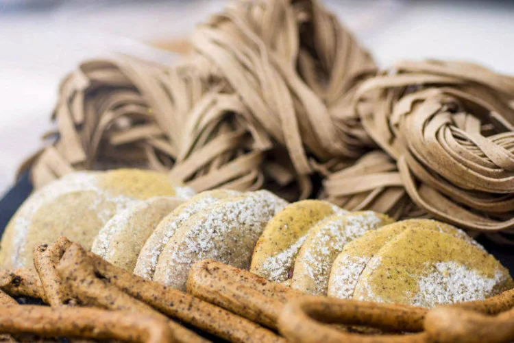 Alimentos à base de cannabis em festival de culinária italiana em Londres (Stefano Fumagalli/Handout via Reuters)