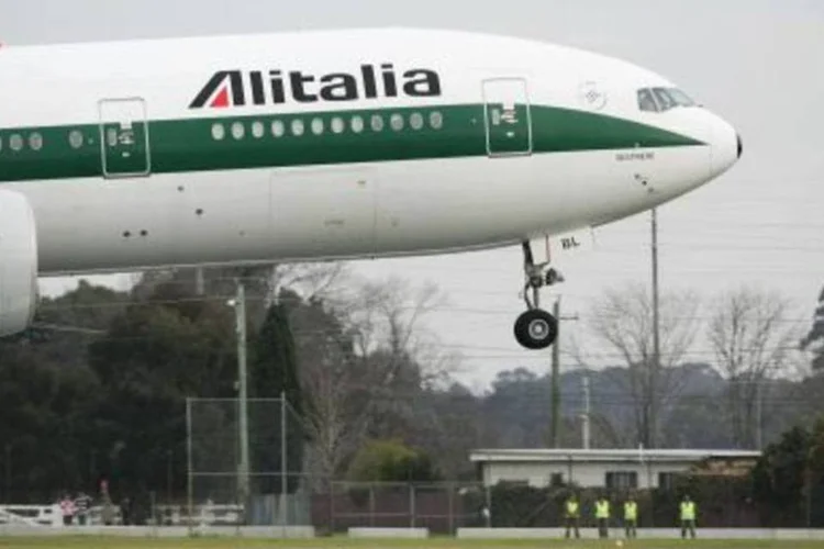 Alitalia: anteriormente, a imprensa italiana havia noticiado que a easyJet poderia se aliar ao Cerberus no leilão (Getty/Getty Images)