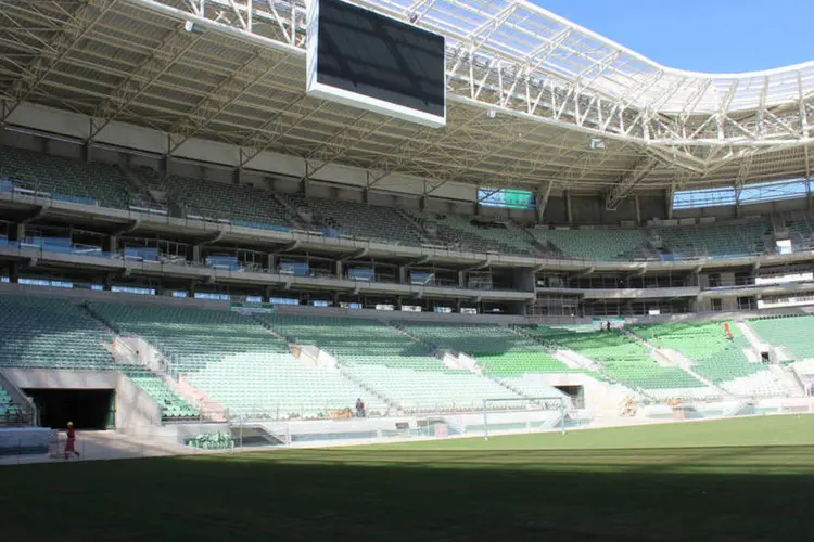
	Est&aacute;dio do Palmeiras: de acordo com a FPF, a mudan&ccedil;a foi um pedido da Secretaria de Seguran&ccedil;a P&uacute;blica
 (Divulgação/ Allianz Parque)