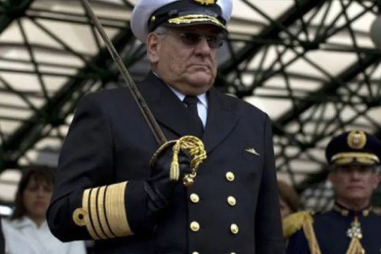 O comandante geral das Forças Militares da Colômbia, almirante Edgar Cely: "quero cumprimentar e agradecer o Exército e a polícia equatorianos"
 (Eitan Abramovich/AFP)