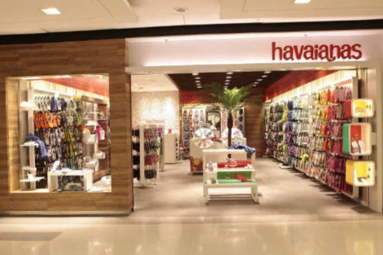 Loja da Havaianas, marca da Alpargatas (Exame)