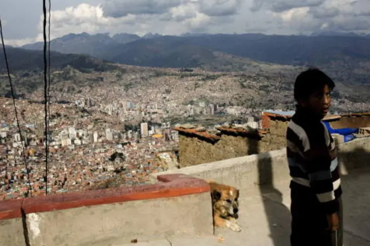 
	Vista de El Alto, na Bol&iacute;via: a nova burguesia se transformou em atra&ccedil;&atilde;o na cidade
 (Getty Images/Getty Images)