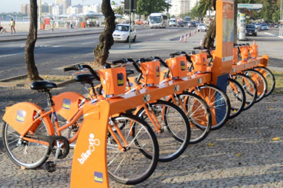 Aluguel de bike no Rio contabiliza 600 mil viagens