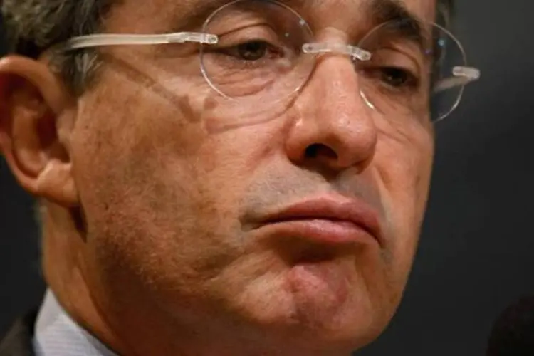 Uribe: "Existem acusações repetidas de que gravações foram feitas pela agência britânica MI6, amigos de Juan Manuel Santos" (Chip Somodevilla/Getty Images/Getty Images)