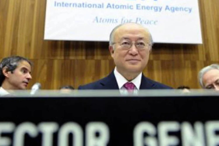 
	Yukiya Amano: &quot;essa n&atilde;o &eacute; a maneira correta de lidar com quest&otilde;es de t&atilde;o grande import&acirc;ncia para a comunidade internacional, incluindo o Ir&atilde;&quot;, disse o diretor da ag&ecirc;ncia
 (Samuel Kubani/AFP)