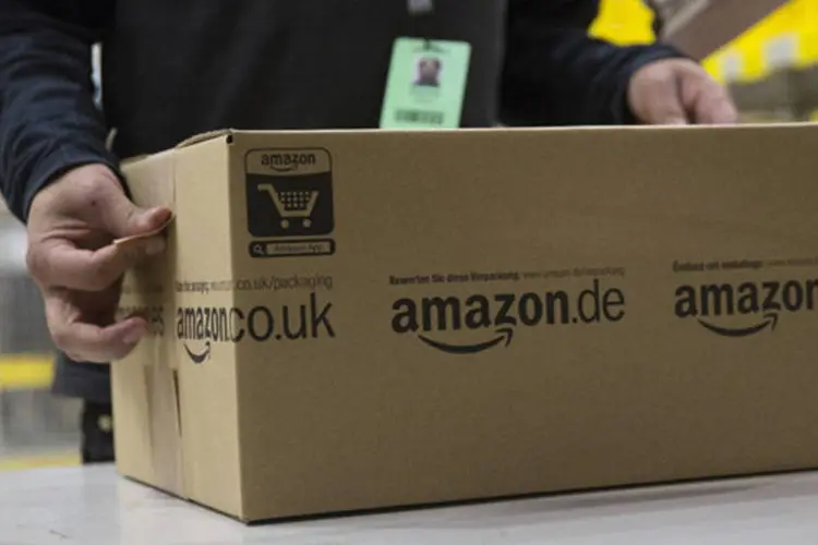 
	Amazon: espa&ccedil;o funcionaria como um mini-armaz&eacute;m, com estoque limitado para entrega no mesmo dia em New York
 (Simon Dawson/Bloomberg)