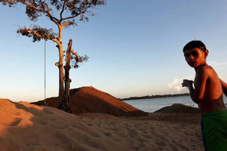 
	&Aacute;rvore remanescente &eacute; vista ao longo do rio Xingu em uma se&ccedil;&atilde;o desmatada da Floresta Amaz&ocirc;nica: altera&ccedil;&otilde;es clim&aacute;ticas por conta da a&ccedil;&atilde;o do homem est&atilde;o conectadas
 (Getty Images)
