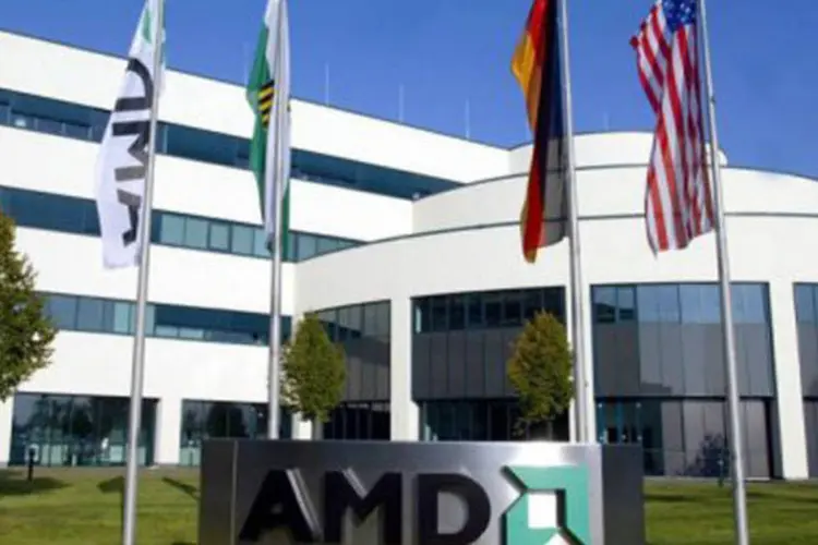 
	O grupo californiano AMD: recuo na receita
 (Norbert Millauer/AFP)