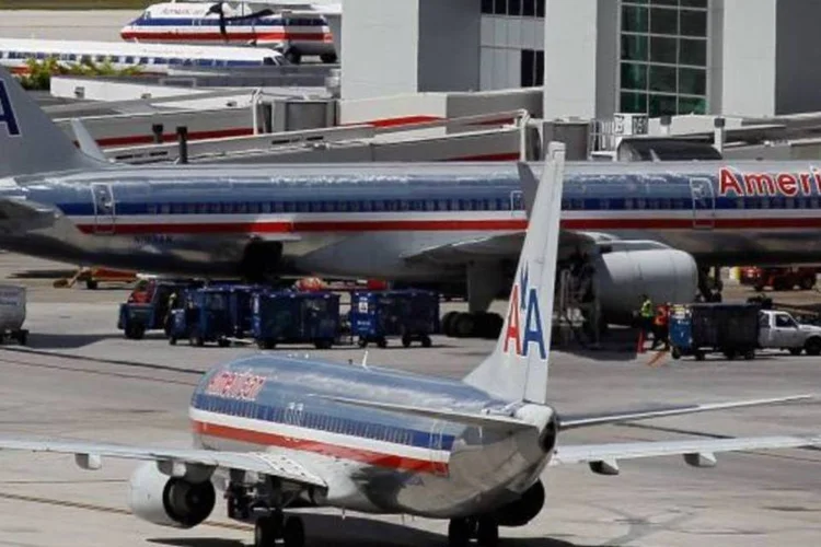 American Airlines: receitas da companhia aérea subiram 5,9%, ou US$ 10,4 bilhões, no primeiro trimestre (Joe Raedle/Getty Images)