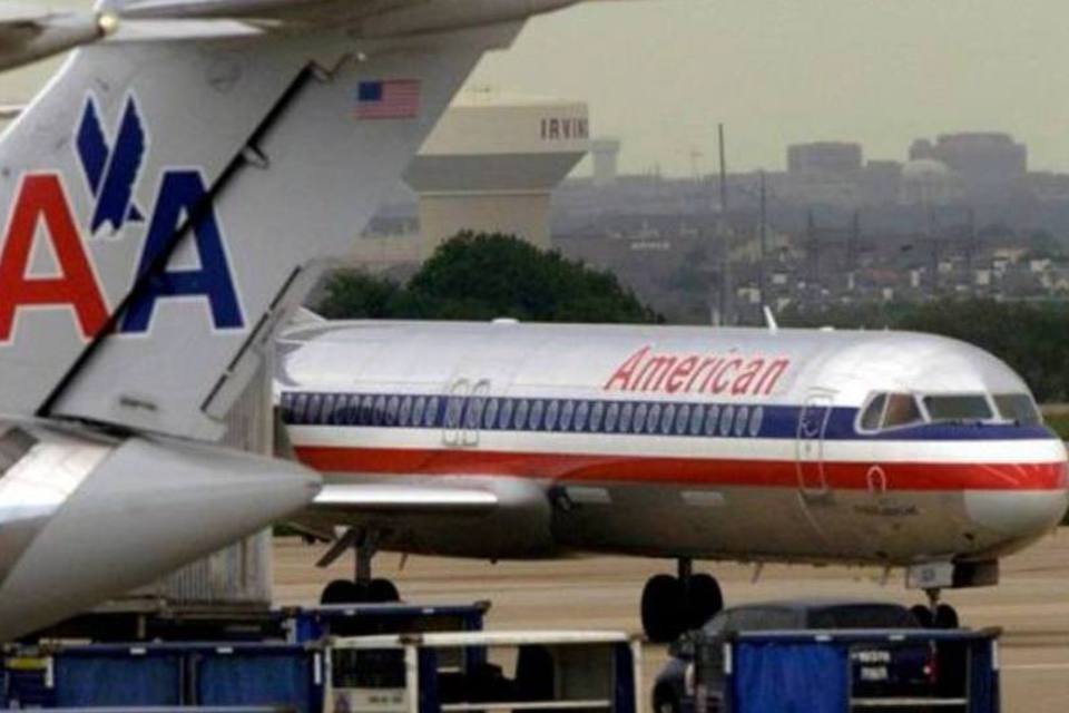 Aeronaves da American Airlines (Jeff Mitchell/Reuters)