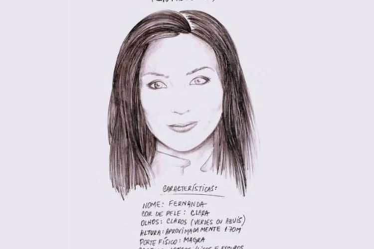 "Perdi meu amor na balada", viral da Nokia: Retrato falado de Fernanda, personagem da propaganda da marca (Divulgação)