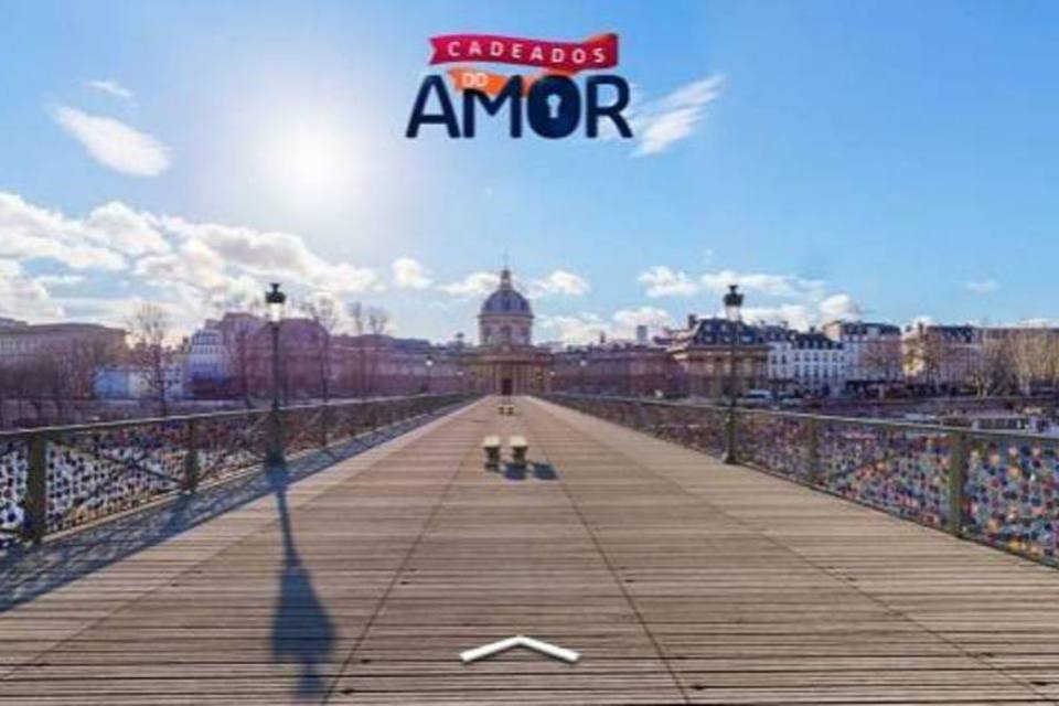 Gol e Air France criam ponte de "cadeados do amor" virtual