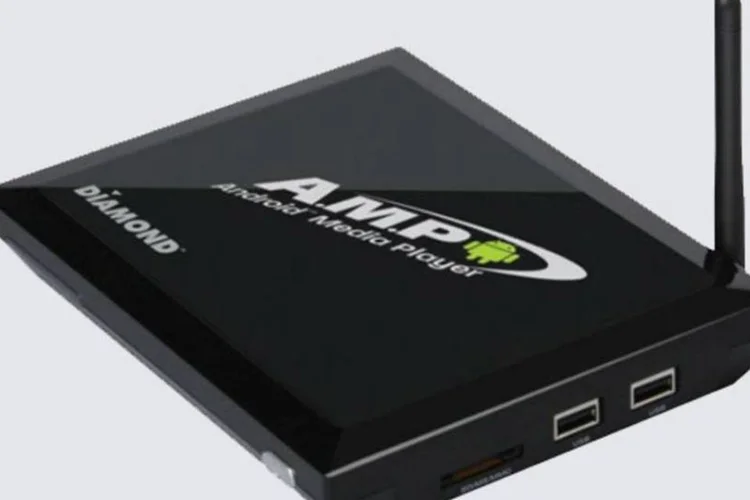 
	Central multim&iacute;dia AMP 1000 vem com visualizador de fotos, player de m&uacute;sica, leitor de e-book e navegador de internet
 (Divulgação)