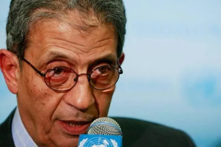 O ex-secretário-geral da Liga Árabe, Amr Mussa, está entre os favorito à presidencia (Mario Tama/Getty Images)