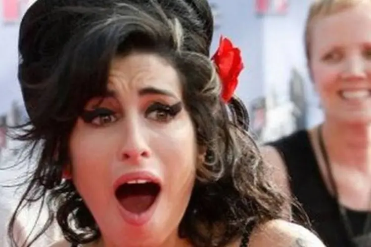 Amy Winehouse: O pai da autora de sucessos como ''Rehab'' e ''Back to Black'' não revelou o conteúdo das conversas (Vince Bucci/Getty Images/AFP)
