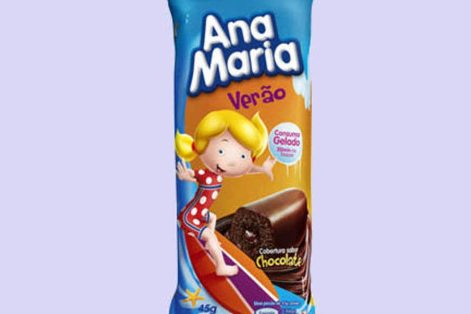 Ana Maria - Ana Maria Chocolate: bolinho de baunilha com recheio