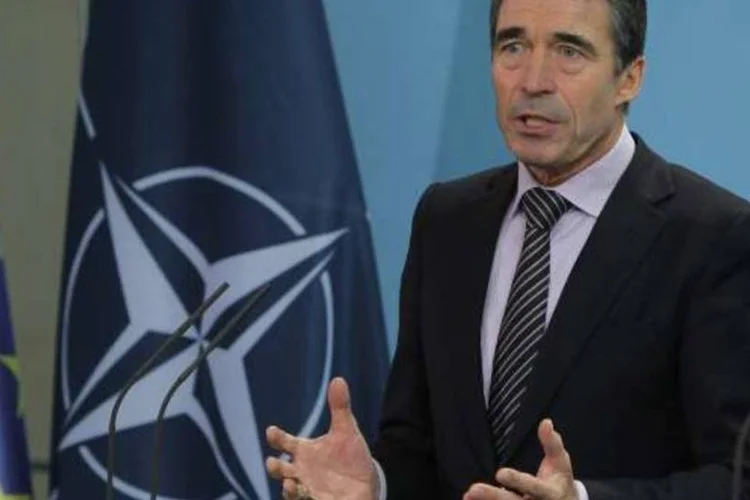 O secretário-geral da Otan, Anders Fogh Rasmussen, não esclareceu se precisa da autorização da ONU (Sean Gallup/Getty Images)