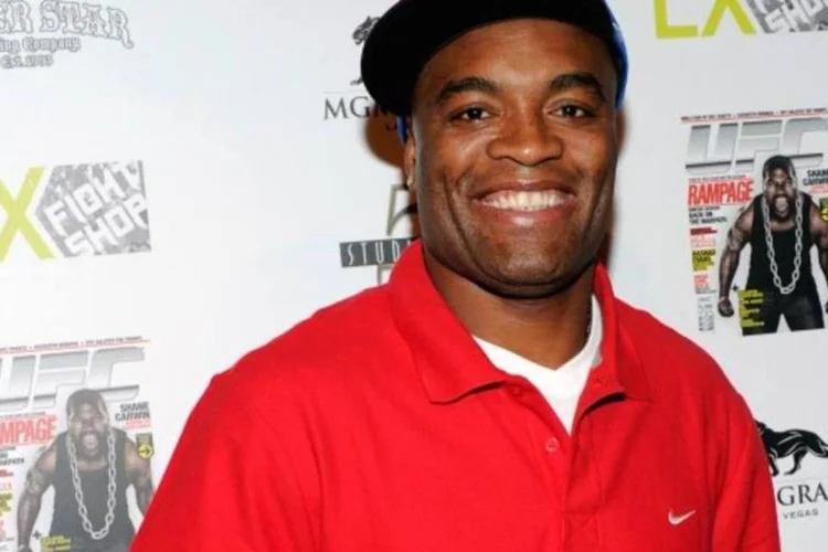 Anderson Silva: cara simpática na transmissão da Globo (Getty Images)