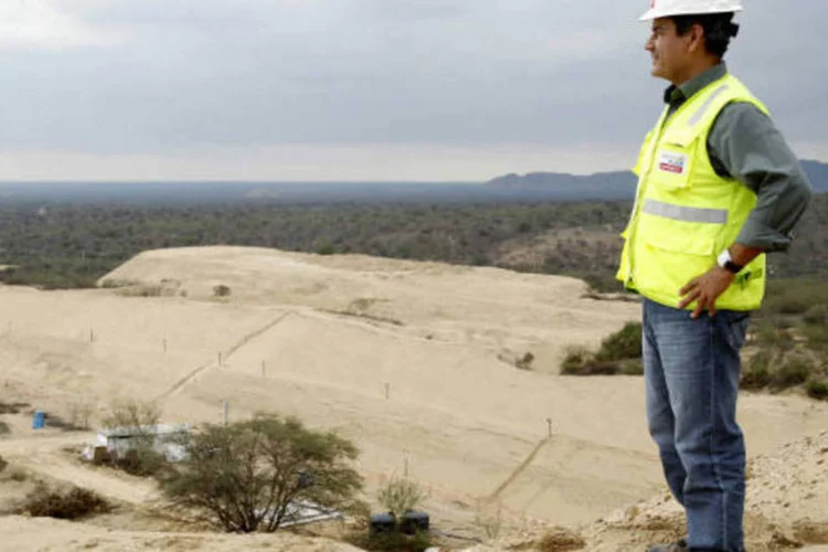 Giovanni Palacios: "Tudo isso vai ser verde", diz engenheiro responsável pela obra. (REUTERS/Enrique Castro-Mendivil/Files)