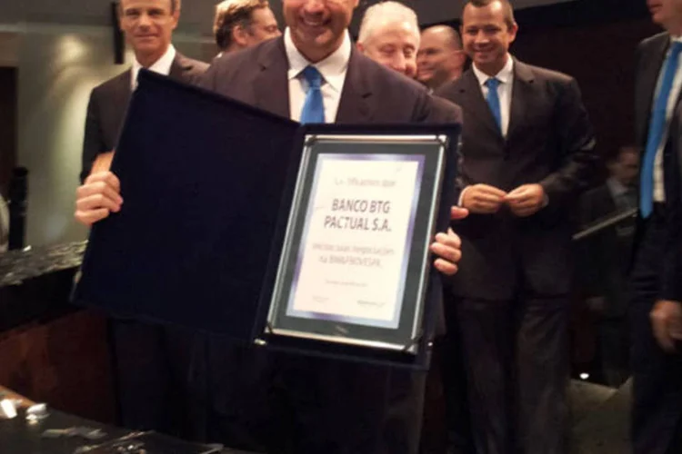 BTG, liderado pelo bilionário Andre Esteves, está levantando R$ 3,66 bilhões (US$ 1,94 bilhão) no maior IPO de um banco de investimento em mais de dois anos (Gustavo Kahil / Exame.com)